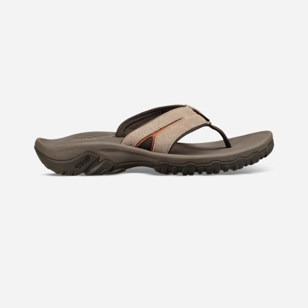Hungary Teva Katavi 2 Thong - Férfi Papucs Khaki - 168-DUXYB